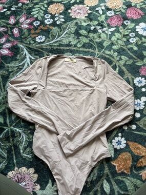 Long sleeve soft purple bodysuit